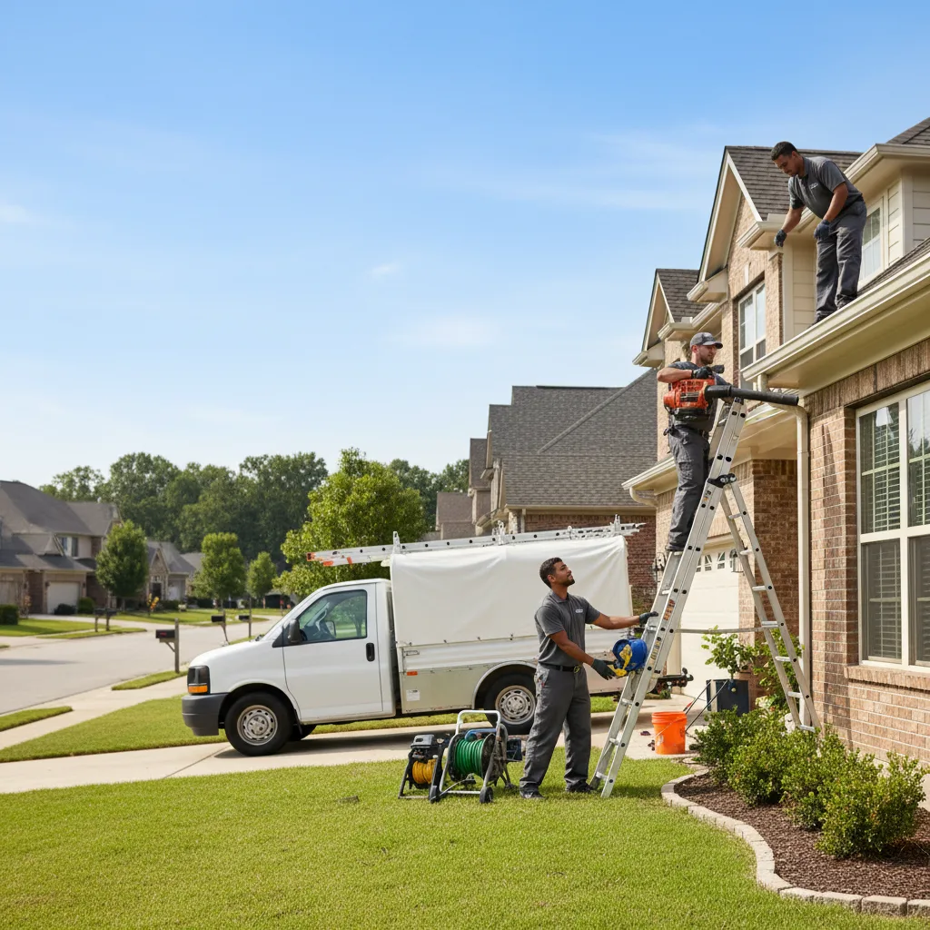 Home Gutter Service in Bluffton, AR near me